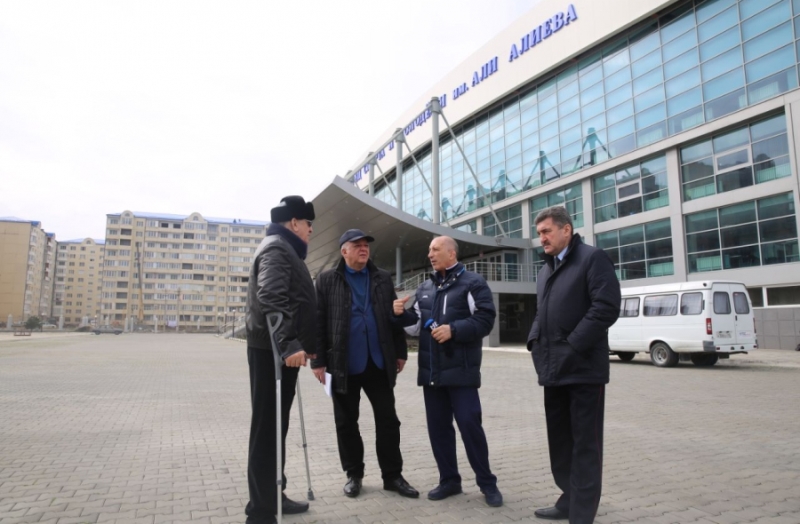 Анатолий Карибов проверил готовность объектов к чемпионату Европы по борьбе