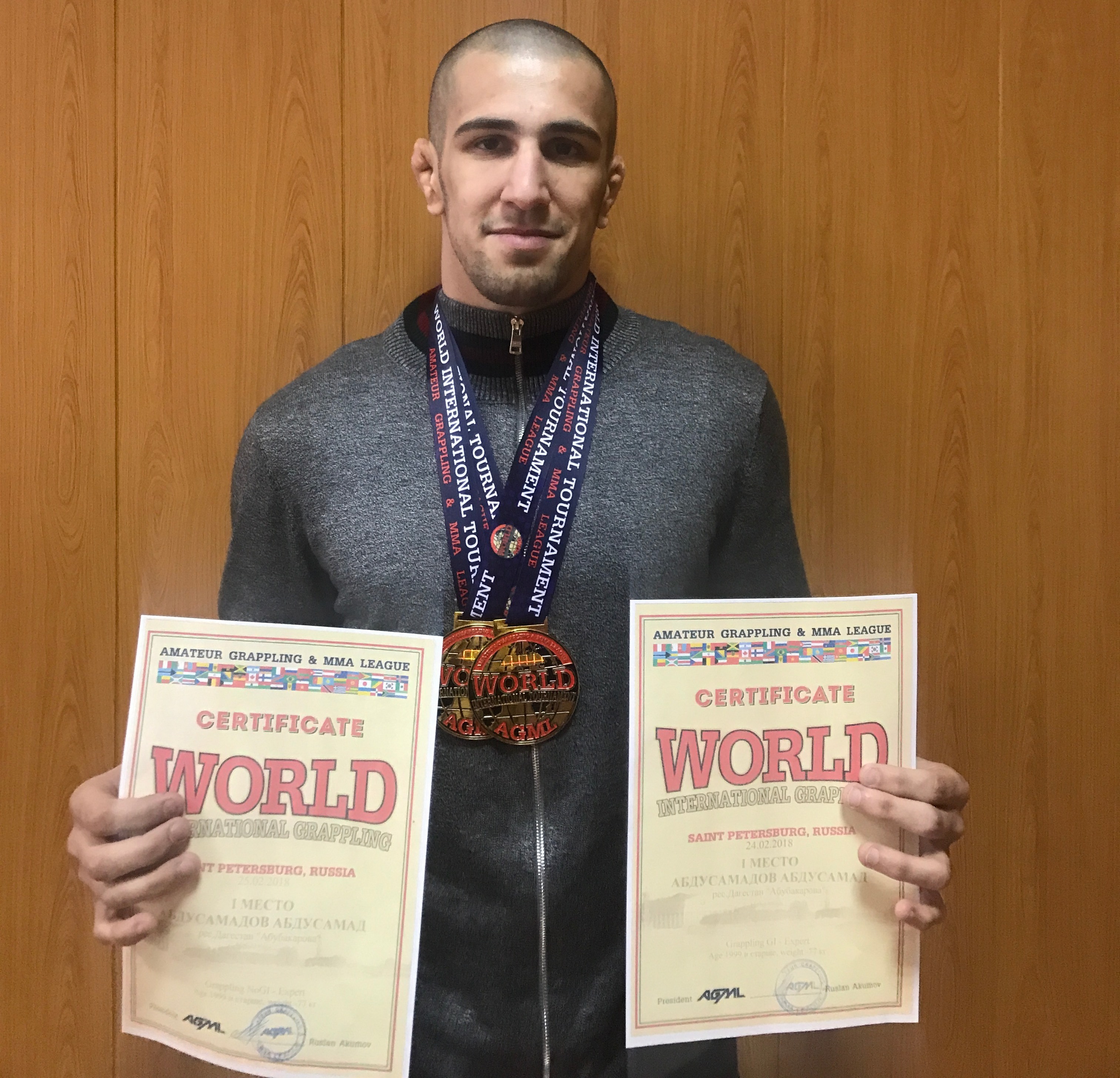 Дагестанский студент победил на международном турнире по грэпплингу