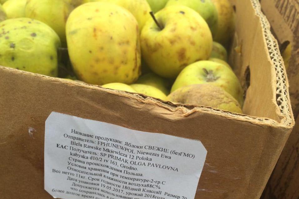В Махачкале уничтожено более 130 кг польских яблок