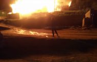 В Цунтинском районе сгорело двухэтажное здание (видео)