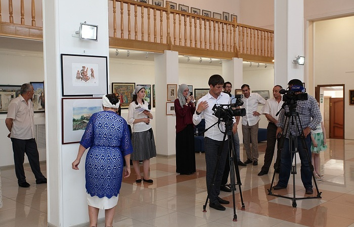 В Ингушетии состоялась передвижная выставка дагестанских художников