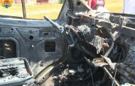 В Махачкале подожгли машину для перевозки отловленного безнадзорного скота