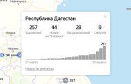 В Дагестане за сутки выявили 44 заболевших COVID-19