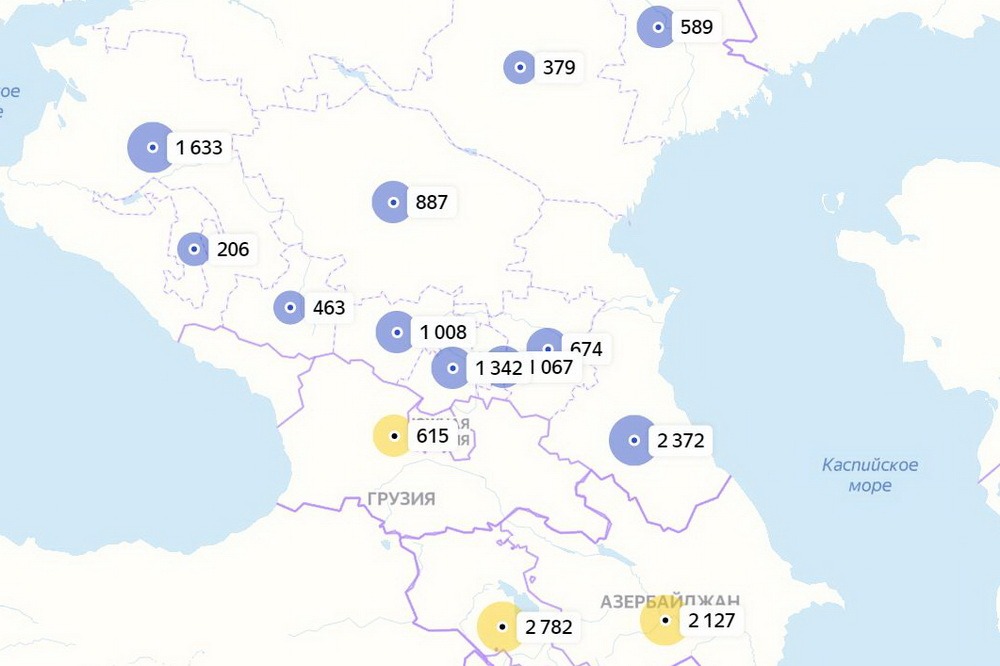 За сутки в Дагестане выявлено 105 новых случаев заражения коронавирусом