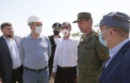 Вице-премьер Дагестана Инсаф Хайруллин посетил строящийся инфекционный центр в Дербенте