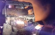 В ДТП в Дагестане сгорели грузовик и «восьмерка»: погиб человек