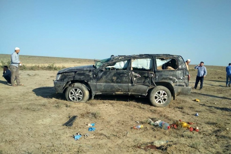 В Тарумовском районе погиб водитель машины, опрокинувшейся в кювет