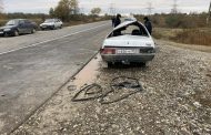 В Хасавюртовском районе опрокинулся автомобиль, водитель погиб
