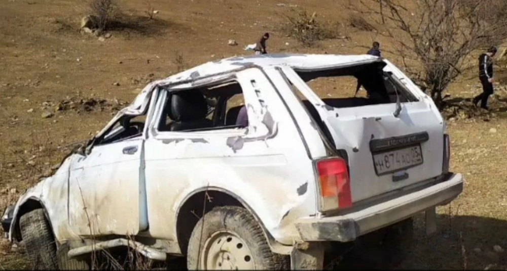 В Табасаранском районе погиб водитель «Нивы», упавшей с обрыва