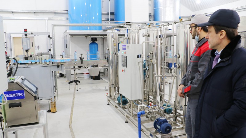 Цех по производству минеральной воды и газированных напитков открылся в Кайтагском районе
