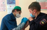 Сотрудники полиции в Цунтинском районе вакцинировались от COVID-19