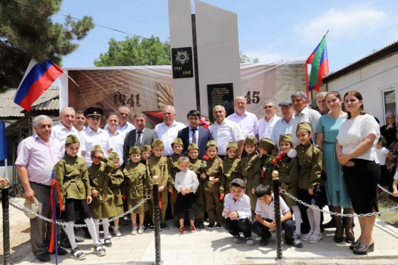 В селении Фиргиль открыт памятник воинам, павшим в Великой Отечественной войне