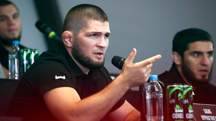 Акции UFC, Карпин, Афганистан и Чимаев. Хабиб Нурмагомедов дал очередную пресс-конференцию
