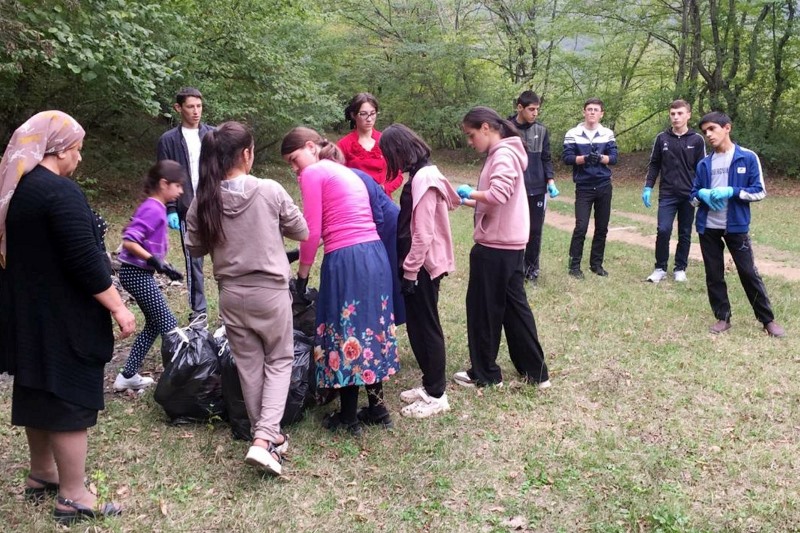 Экологический час провели для школьников Кайтагского района