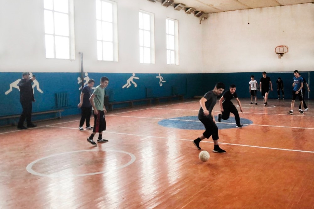Соревнования по мини-футболу среди школьников проходят в Кайтагском районе