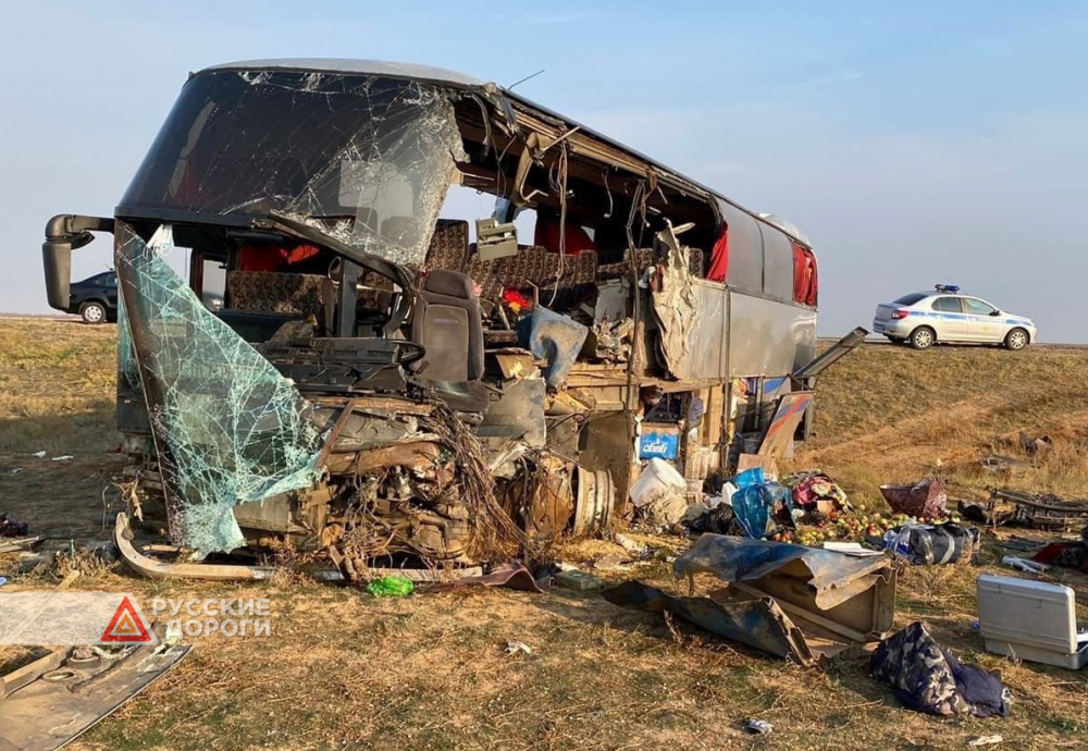 В Дагестане прокуратура проверит перевозчика, чей рейсовый автобус попал в ДТП в Калмыкии