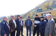 Глава Табасаранского района ознакомился с ходом строительства школы в селе Хурик