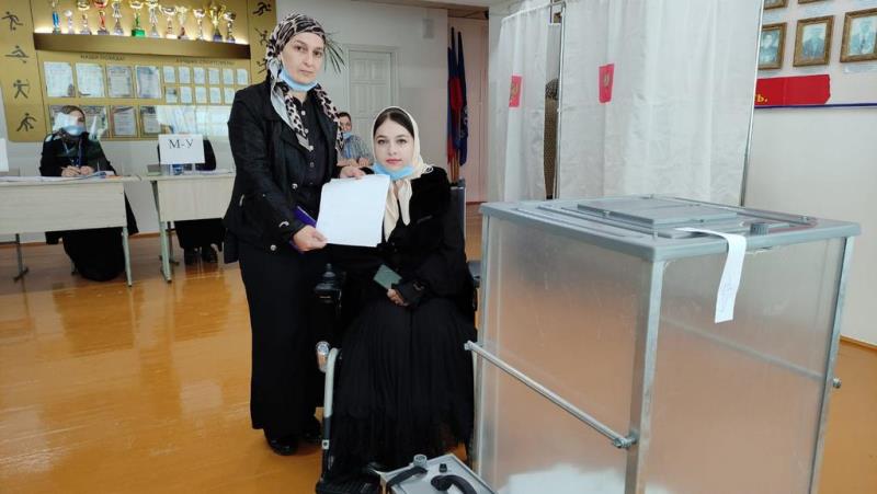 В Казбековском районе организован подвоз маломобильных граждан на участки для голосования