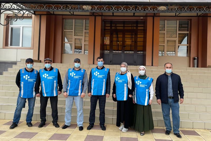 Волонтеры в Казбековском районе участвуют во Всероссийской переписи населения