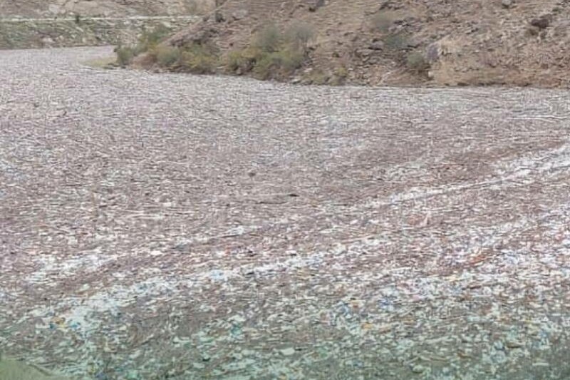 Росприроднадзор подсчитал объем мусора, скопившегося в Андийском Койсу и Ирганайском водохранилище