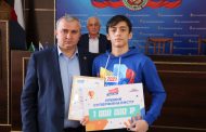В Казбековском районе чествовали победителя Всероссийского конкурса «Большая перемена» Хабиба Хабибова