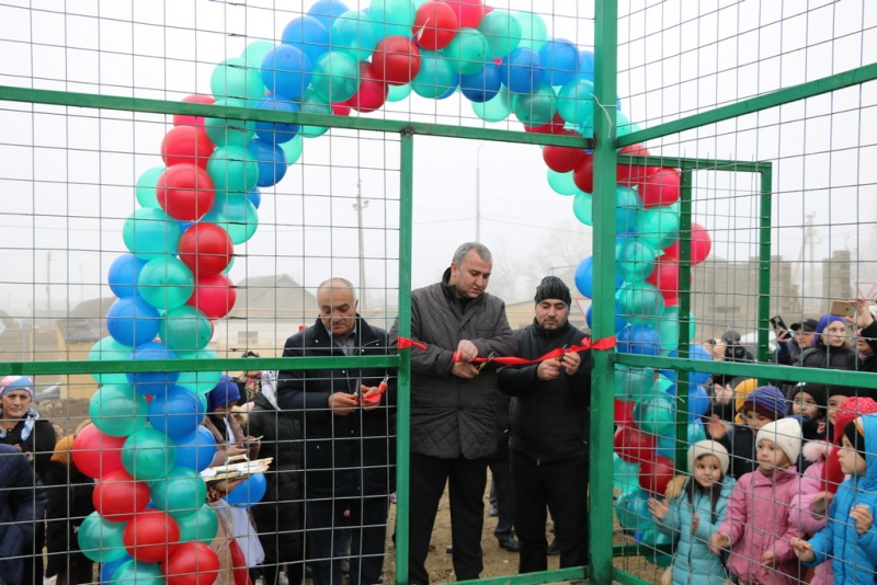 В Казбековском районе открыли два новых объекта в рамках республиканских программ