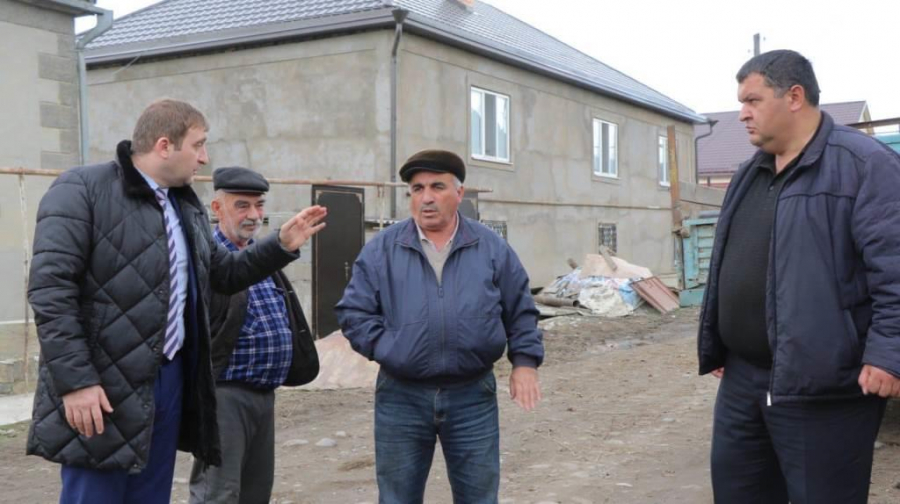 Чиновники Магарамкентского района проинспектировали работы по отведению водопроводных труб