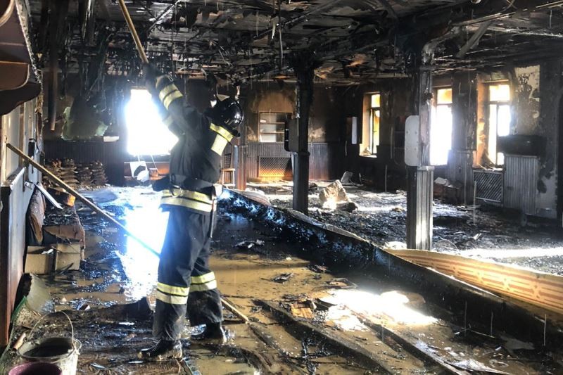 Мечеть сгорела в Хасавюртовском районе Дагестана