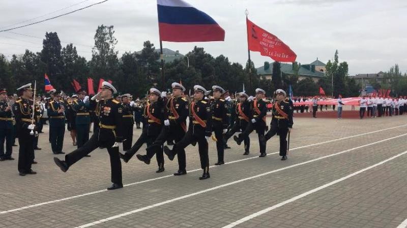 Акция «Знамя Победы» началась в Дагестане