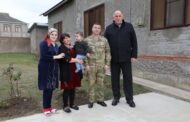 Абдулмуслим Абдулмуслимов посетил семью участников СВО, проживающих в селе Хучни