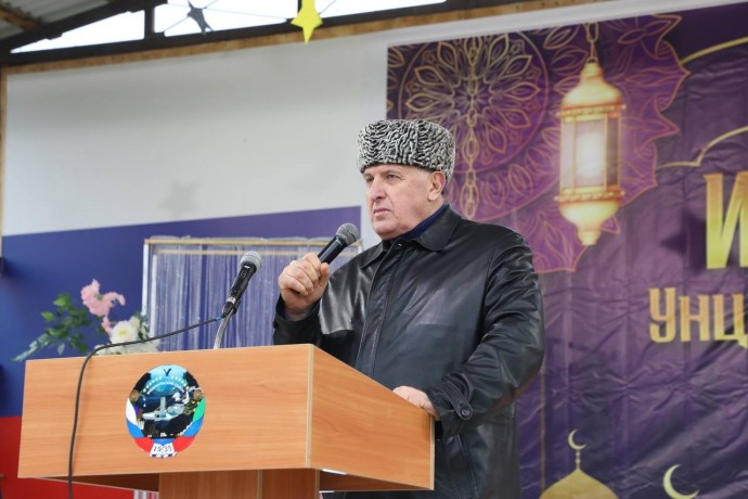 Абдулмуслим Абдулмуслимов организовал коллективный ифтар в Унцукульском районе