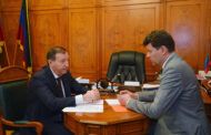 Заур Аскендеров встретился с ответственным секретарем Бюро Высшего совета партии «Единая Россия» Денисом Кравченко