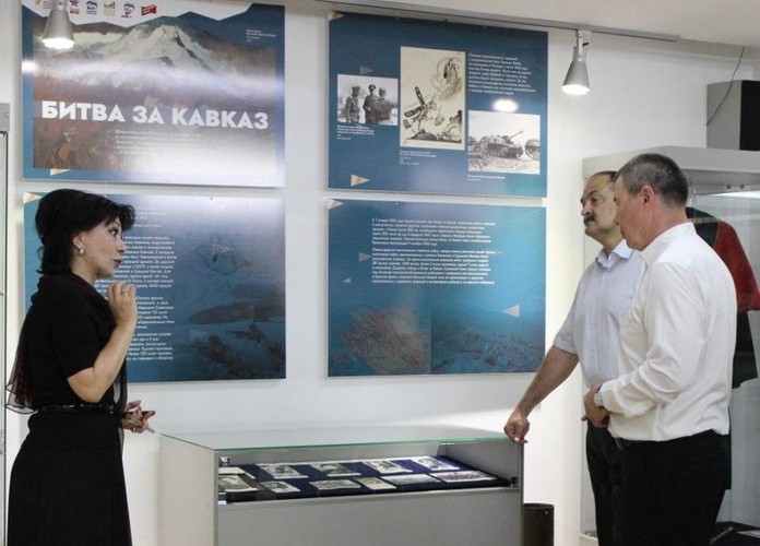 В Махачкале открылась выставка «Битва за Кавказ»