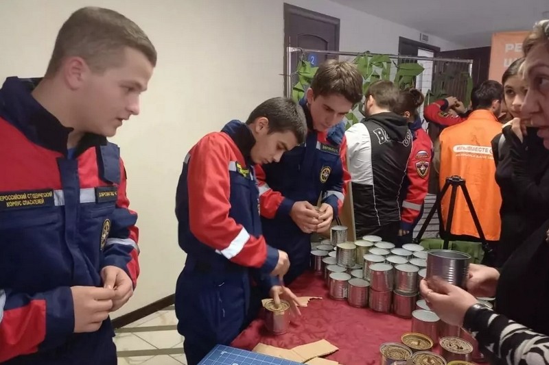 В Махачкале прошла акция «Помогаем СВОим»