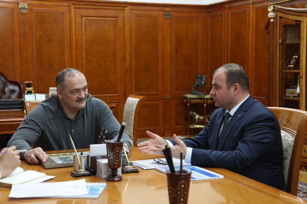 Сергей Меликов и руководитель регионального Росреестра обсудили задачи на текущий год