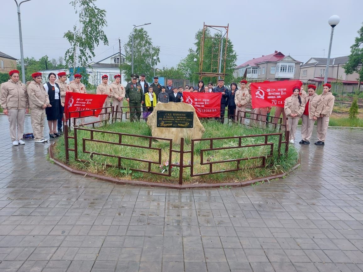 Ко Дню Победы в Сулейман-Стальском районе прошла акция «Сад Памяти»
