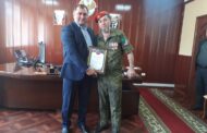 Глава Хивского района Ярмет Ярметов встретился с участниками специальной военной операции