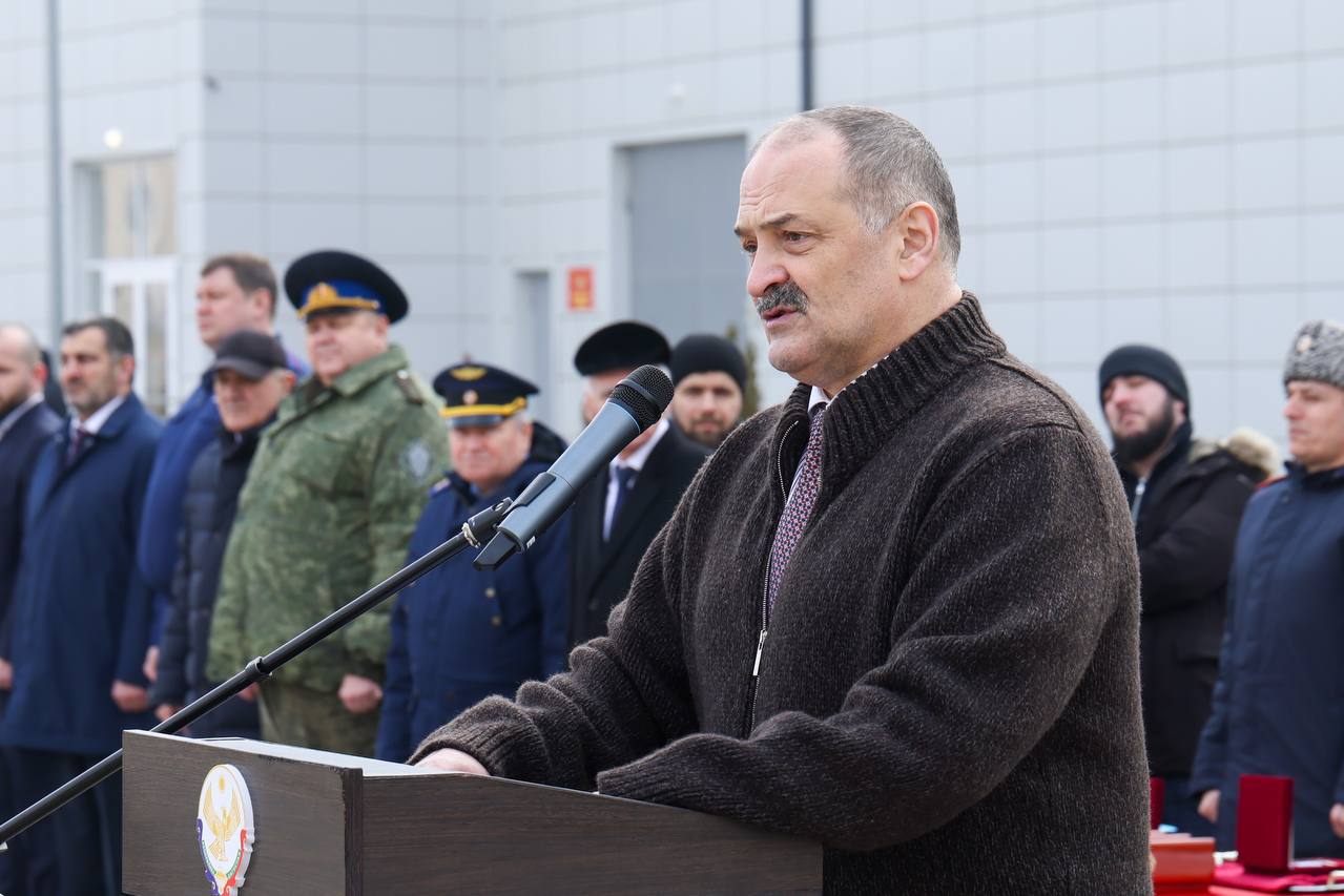 Сергей Меликов принял участие в открытии нового здания СОБР «Ястреб – Каспий» Росгвардии