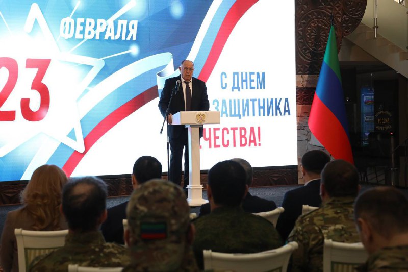 Абдулмуслим Абдулмуслимов - военнослужащим: «Служение Родине стало делом вашей жизни, профессиональным долгом и призванием»