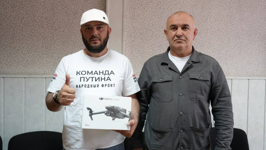 По инициативе администрации Хасавюрта в зону СВО отправили квадрокоптер