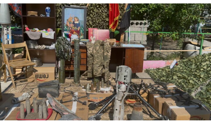 Военные трофеи из зоны СВО передал Общественный совет «Солидарность и Свобода» в музей Кизляра