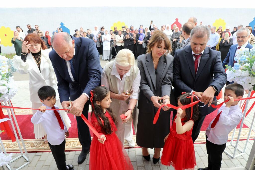 Абдулмуслим Абдулмуслимов принял участие в открытии детского сада в Верхнем Дженгутае