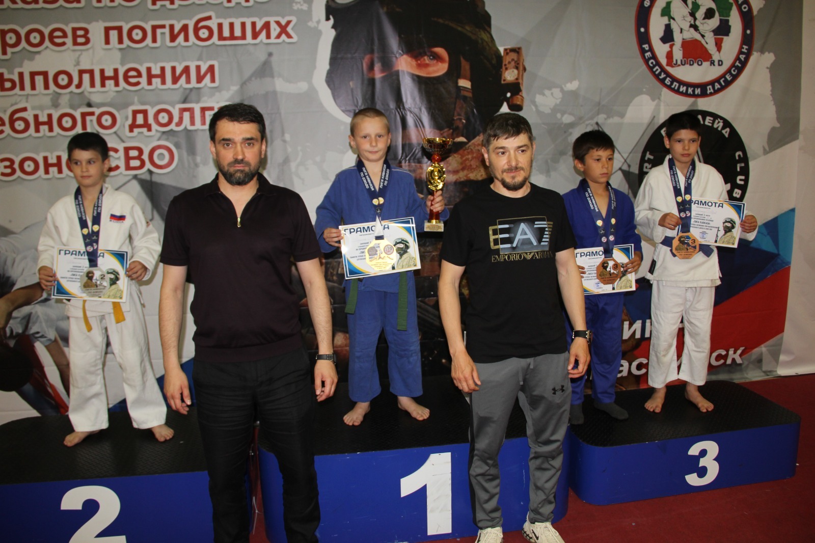 Турнир по дзюдо «Лига Кавказа» памяти героев СВО завершился в Дагестане