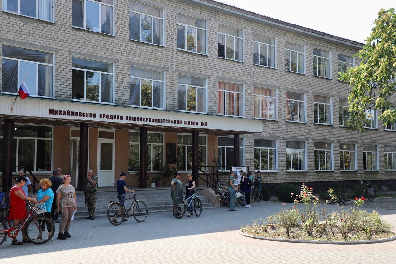 Дагестан восстановил второй корпус школы в подшефном районе Запорожской области