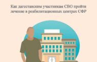 С начала 2025 года Отделение Социального фонда по Республике Дагестан направляет демобилизованных участников СВО на бесплатную реабилитацию и санаторно-курортное лечение в специализированные центры Социального фонда России