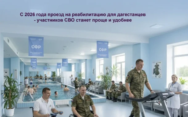 С этого года ветераны СВО из Дагестана будут получать проездные билеты на лечение в реабилитационных центрах Социального фонда России
