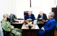 Вице-спикер Народного собрания Дагестана встретился с участником СВО из Гумбетовского района