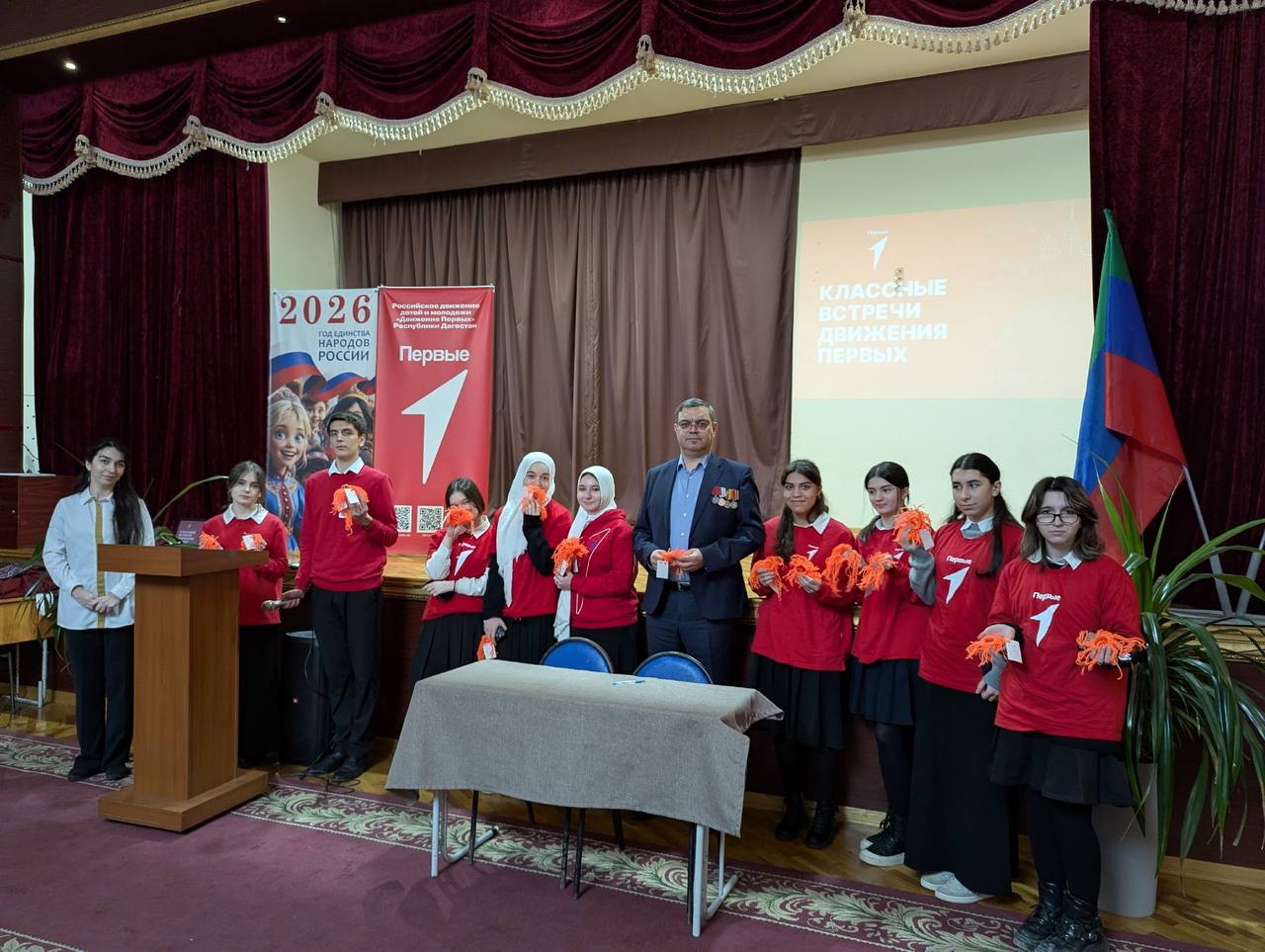 Участник СВО встретился со школьниками в Махачкале