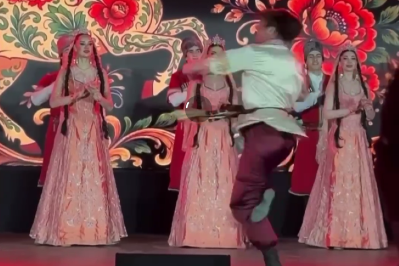 «Лезгинка» выступила на Днях культуры России в Катаре