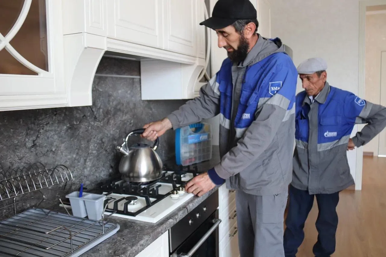 В Сулейман-Стальском районе реконструировали газопровод на двух улицах села Герейхановское